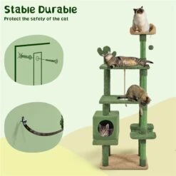Yaheetech Cactus 70.5-in Cat Tree -Cat Supplies 1032974 PT5. AC SS1800 V1702673987