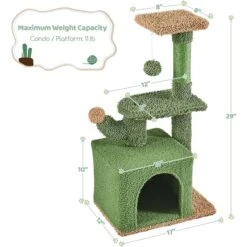 Yaheetech Cactus 29-in Cat Tree 11 Yaheetech Cactus 29-in Cat Tree -Cat Supplies 1032998 PT2. AC SS1800 V1702673932