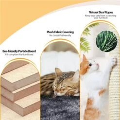 Yaheetech Multi-Level 55-in Cat Tree & Condo -Cat Supplies 1033022 PT5. AC SS1800 V1702673566