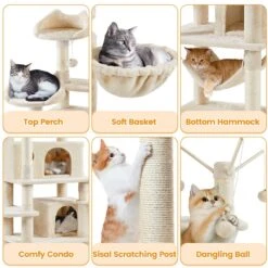 Yaheetech Multi-Level 67-in Cat Tree 12 Yaheetech Multi-Level 67-in Cat Tree -Cat Supplies 1033102 PT3. AC SS1800 V1702673992