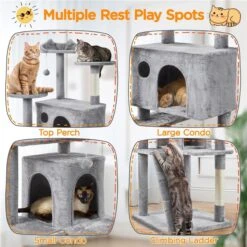 Yaheetech 80-in Cat Tree & Condo -Cat Supplies 1033190 PT3. AC SS1800 V1702674046