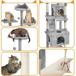 Yaheetech 72-in Plush Cat Tree & Condo -Cat Supplies 1033214 PT3. AC SS1800 V1702673985