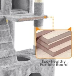 Yaheetech 72-in Plush Cat Tree & Condo -Cat Supplies 1033214 PT5. AC SS1800 V1702673987