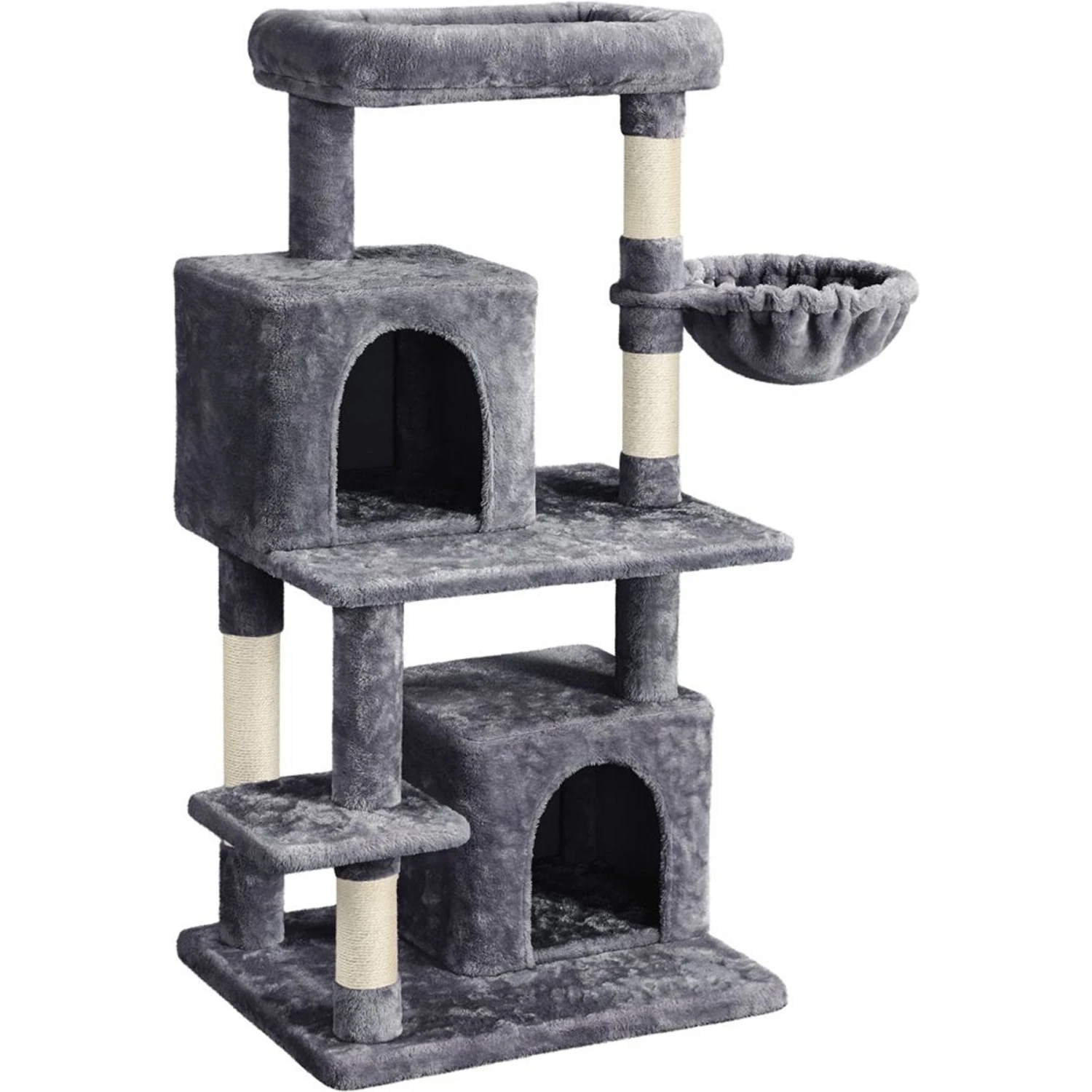 Yaheetech 46.5-in Plush Cat Tree & Condo 4 Yaheetech 46.5-in Plush Cat Tree & Condo - Image 2