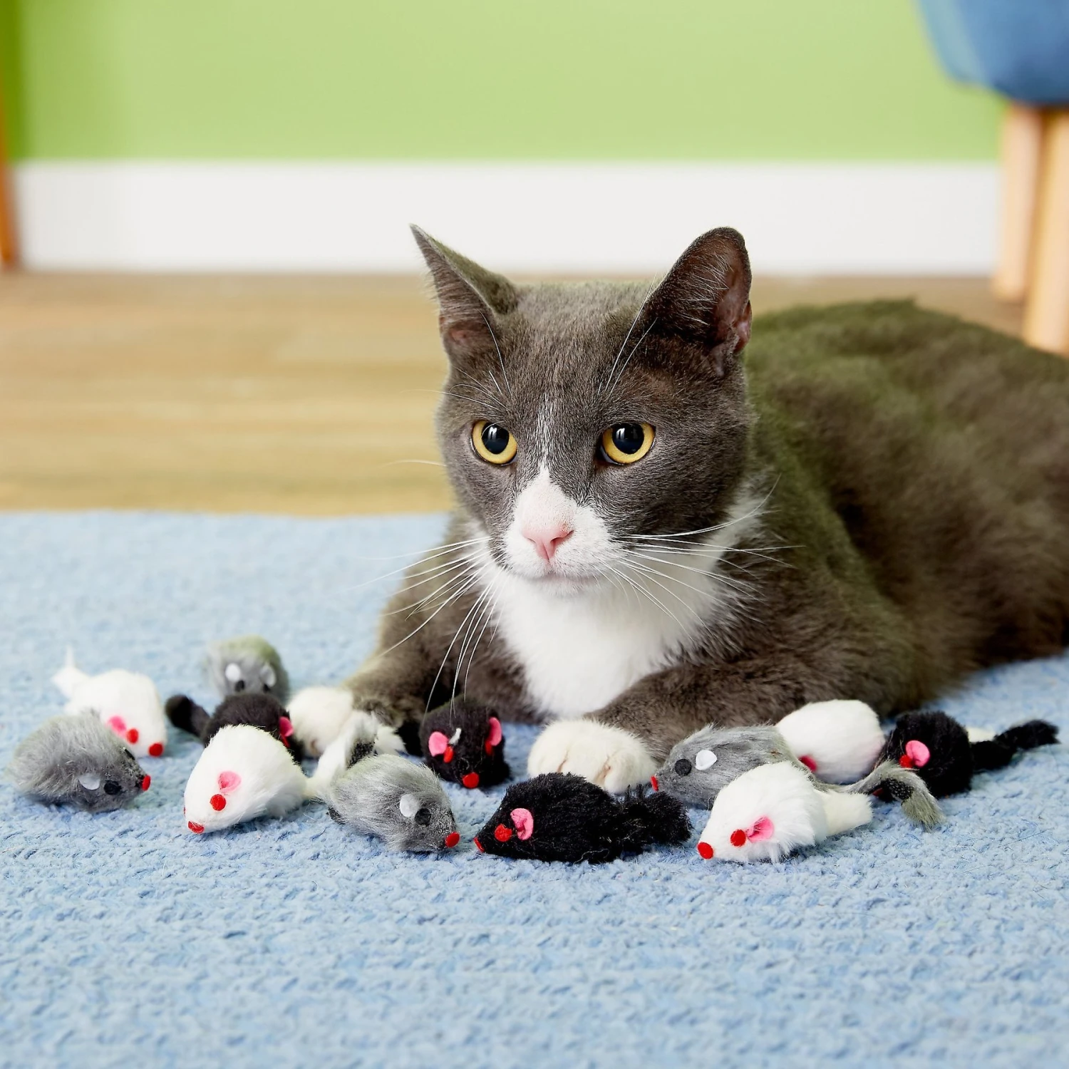 Penn-Plax Purr Pet Bag Of Mice Cat Toy, Color Varies 5 Penn-Plax Purr Pet Bag Of Mice Cat Toy, Color Varies - Image 3