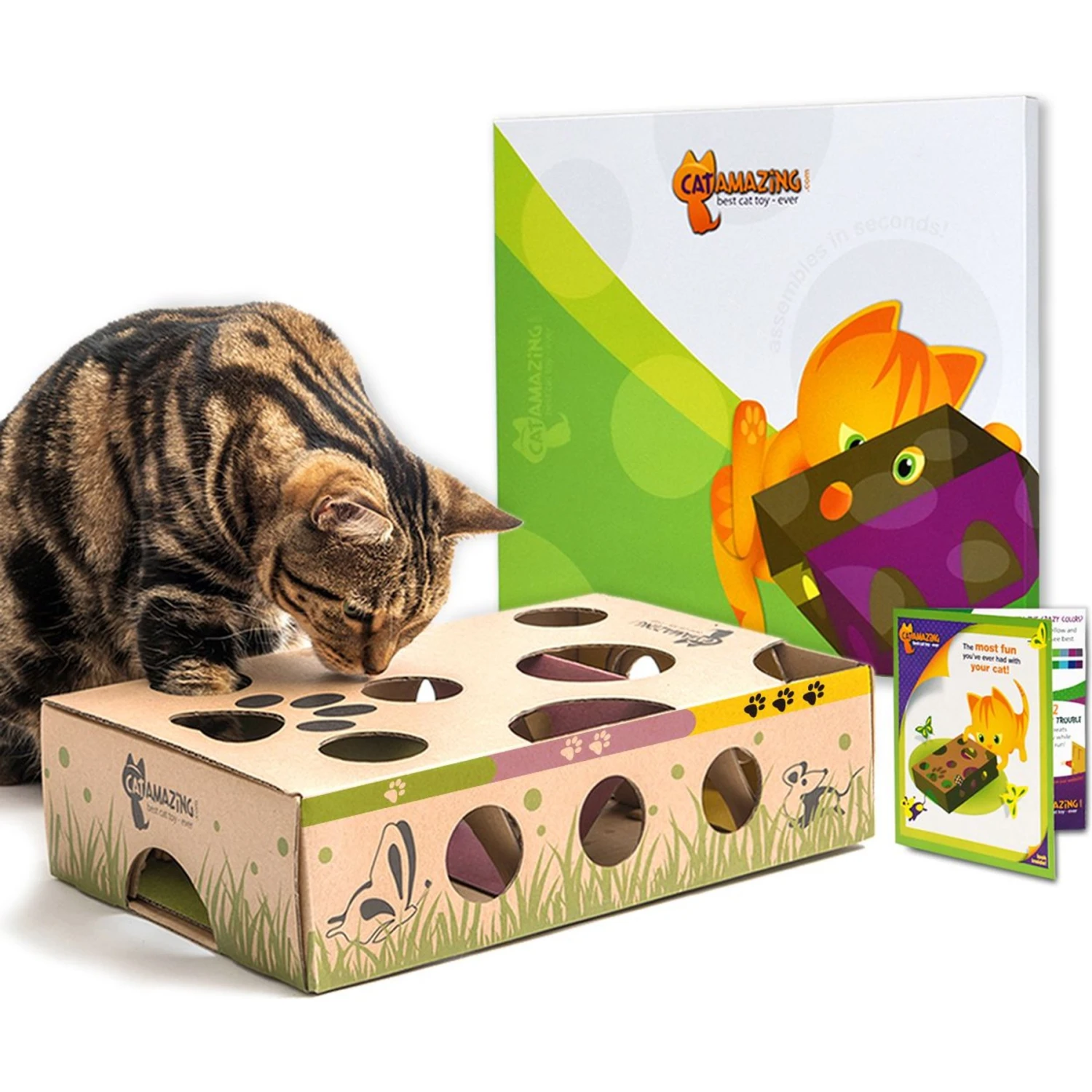 Cat Amazing Interactive Treat Maze & Puzzle Cat Toy 3 Cat Amazing Interactive Treat Maze & Puzzle Cat Toy