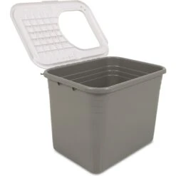 Petmate Top Entry Litter Pan -Cat Supplies 105471 PT2. AC SS1800 V1536765303