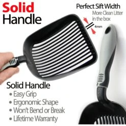 IPrimio Sifter With Non-Stick Litter Scooper 11 IPrimio Sifter With Non-Stick Litter Scooper -Cat Supplies 107172 PT2. AC SS1800 V1518103354