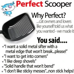 IPrimio Sifter With Non-Stick Litter Scooper 14 IPrimio Sifter With Non-Stick Litter Scooper -Cat Supplies 107172 PT5. AC SS1800 V1518103358