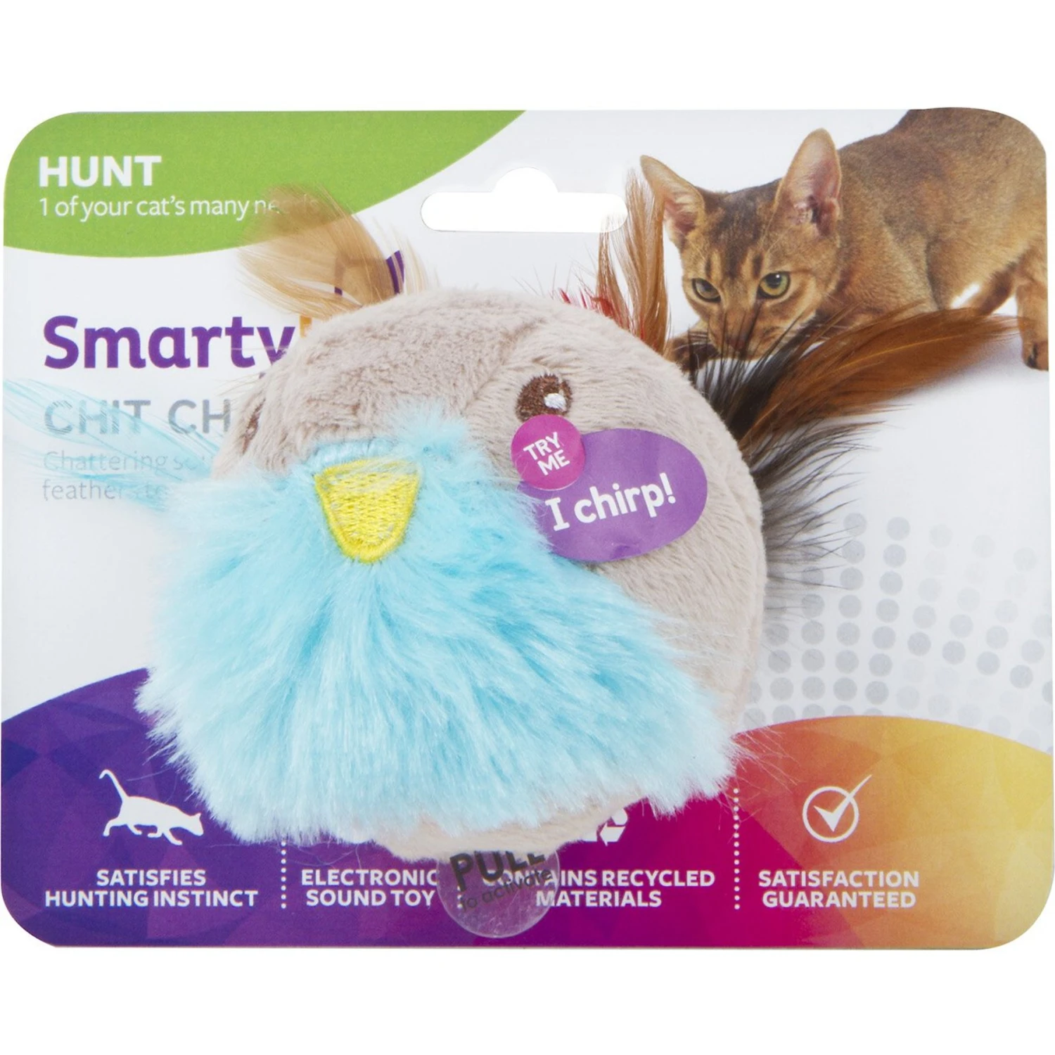 SmartyKat Chit Chatter Touch-Activated Cat Toy 3 SmartyKat Chit Chatter Touch-Activated Cat Toy