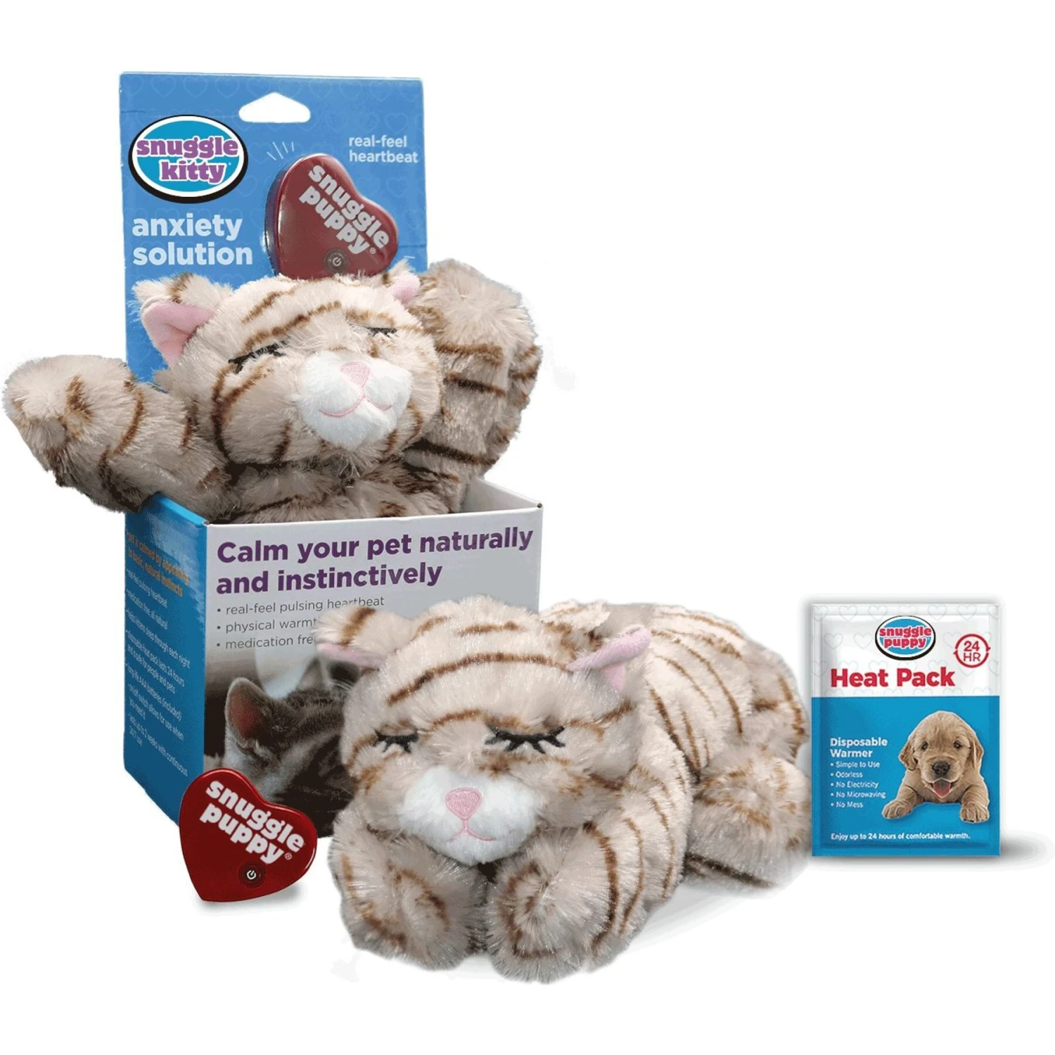 Snuggle Puppy Original Snuggle Kitty Plush Cat Behavioral Aid Anxiety Relief 4 Snuggle Puppy Original Snuggle Kitty Plush Cat Behavioral Aid Anxiety Relief - Image 2
