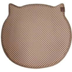 Moonshuttle Headshaped Blackhole Litter Mat -Cat Supplies 109514 PT1. AC SS1800 V1483462406
