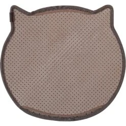 Moonshuttle Headshaped Blackhole Litter Mat -Cat Supplies 109514 PT2. AC SS1800 V1484838554