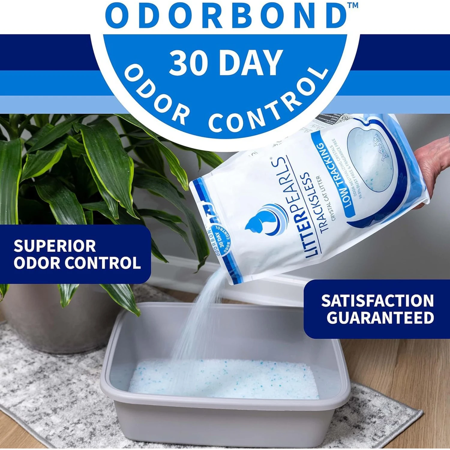 Litter Pearls Tracksless Unscented Non-Clumping Crystal Cat Litter 5 Litter Pearls Tracksless Unscented Non-Clumping Crystal Cat Litter - Image 3