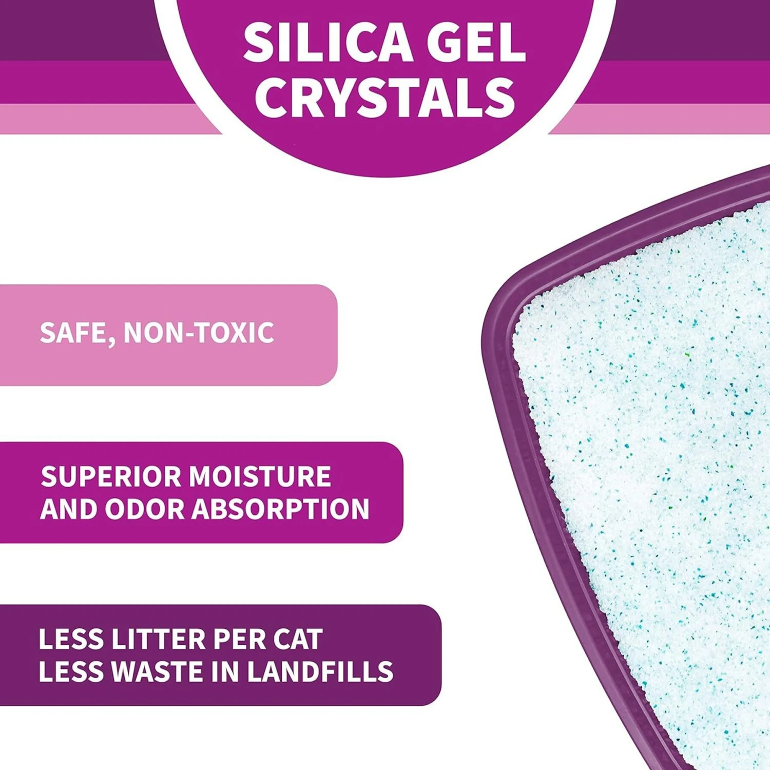 Litter Pearls Micro Crystal Unscented Non-Clumping Crystal Cat Litter 4 Litter Pearls Micro Crystal Unscented Non-Clumping Crystal Cat Litter - Image 2