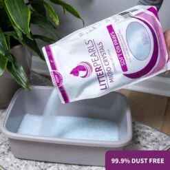 Litter Pearls Micro Crystal Unscented Non-Clumping Crystal Cat Litter 9 Litter Pearls Micro Crystal Unscented Non-Clumping Crystal Cat Litter -Cat Supplies 110236 PT3. AC SS1800 V1526416499