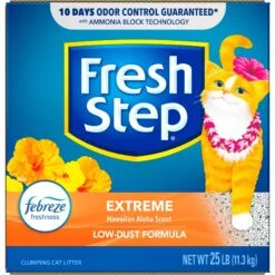 Fresh Step Hawaiian Aloha Scented Clumping Clay Cat Litter 17 Fresh Step Hawaiian Aloha Scented Clumping Clay Cat Litter -Cat Supplies 111378 PT6. AC SS1800 V1694465218
