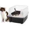 IRIS USA Open Top Litter Box With Scatter Shield & Scoop -Cat Supplies 116462 MAIN. AC SS1800 V1680803919