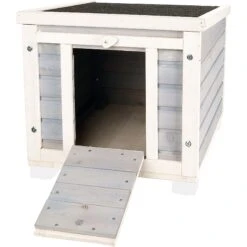 TRIXIE Outdoor Wooden Cat House 5 TRIXIE Outdoor Wooden Cat House -Cat Supplies 118983 PT1. AC SS1800 V1492200782