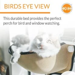 K&H Pet Products EZ Mount Kitty Sill Cat Window Perch 12 K&H Pet Products EZ Mount Kitty Sill Cat Window Perch -Cat Supplies 121177 PT2. AC SS1800 V1630738015