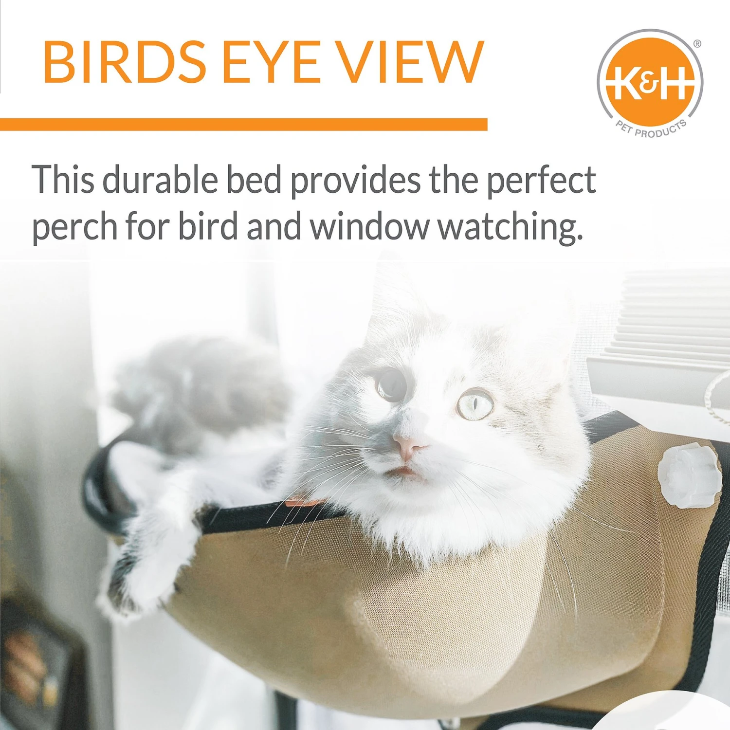K&H Pet Products EZ Mount Kitty Sill Cat Window Perch 5 K&H Pet Products EZ Mount Kitty Sill Cat Window Perch - Image 3
