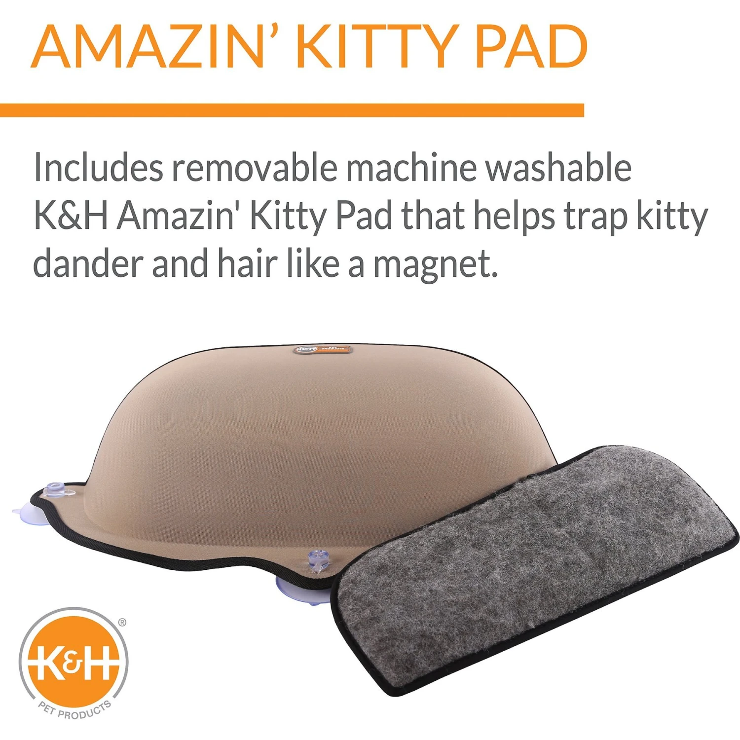 K&H Pet Products EZ Mount Kitty Sill Cat Window Perch 6 K&H Pet Products EZ Mount Kitty Sill Cat Window Perch - Image 4