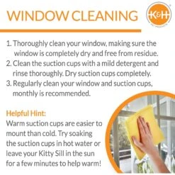 K&H Pet Products EZ Mount Kitty Sill Cat Window Perch 14 K&H Pet Products EZ Mount Kitty Sill Cat Window Perch -Cat Supplies 121177 PT4. AC SS1800 V1630734087