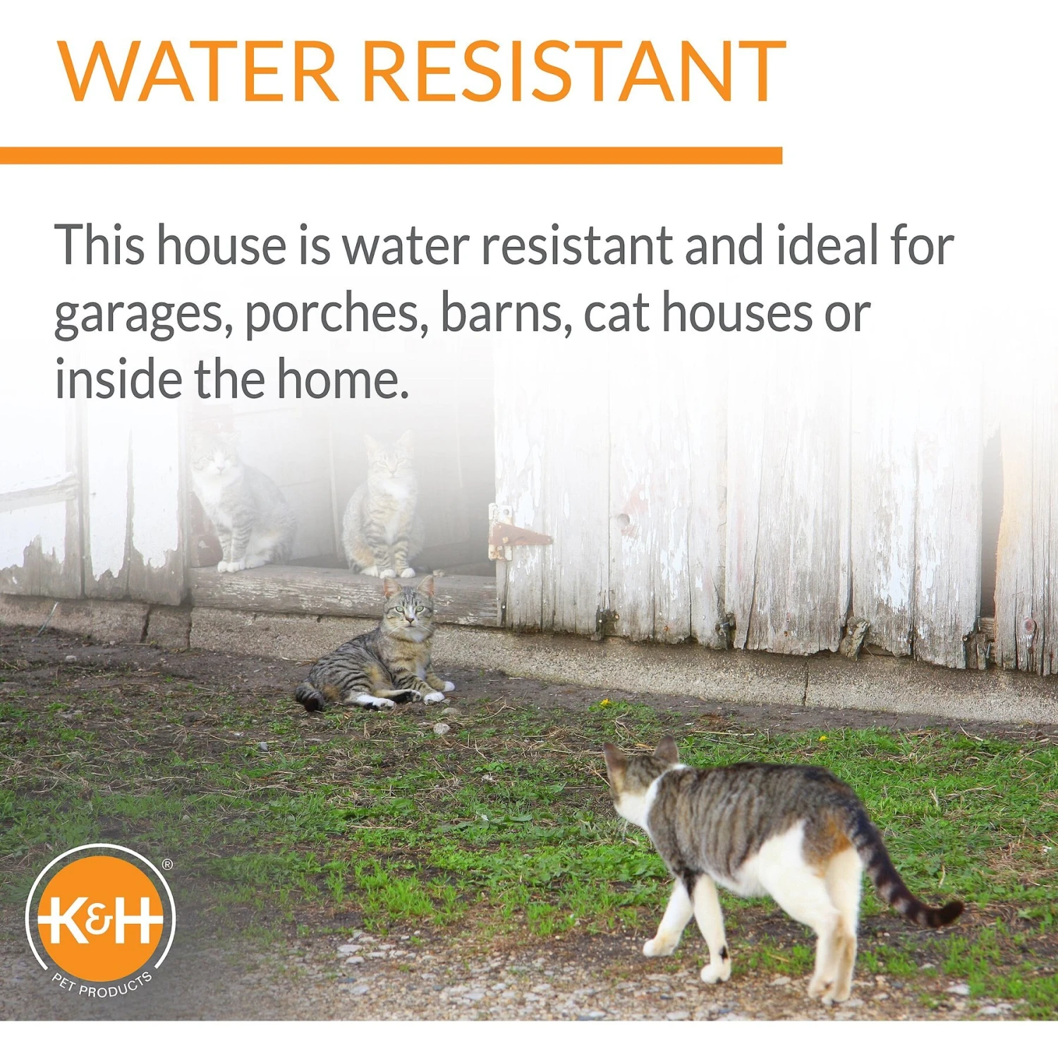 K&H Pet Products Heated A-Frame Cat House 6 K&H Pet Products Heated A-Frame Cat House - Image 4