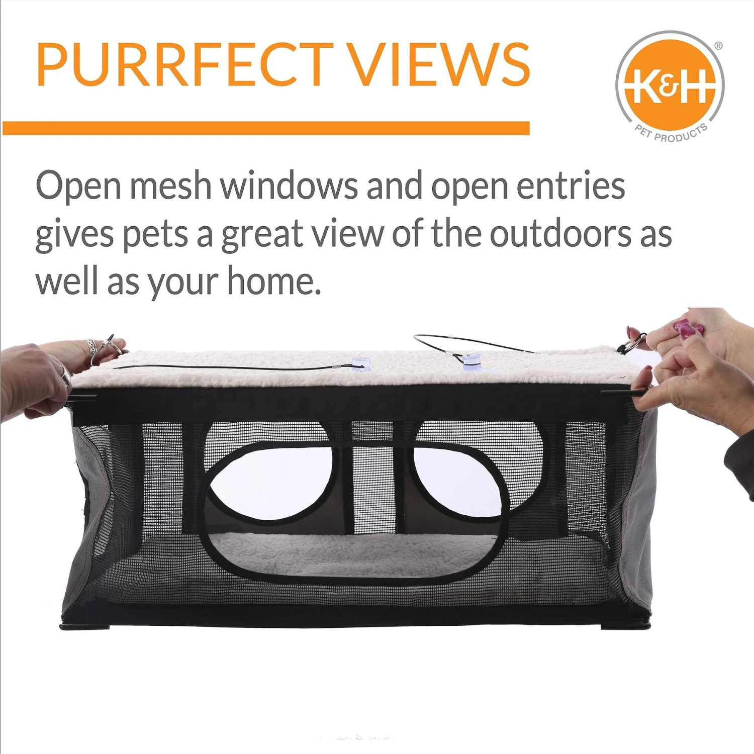 K&H Pet Products EZ Mount Penthouse Cat Window Perch 6 K&H Pet Products EZ Mount Penthouse Cat Window Perch - Image 4