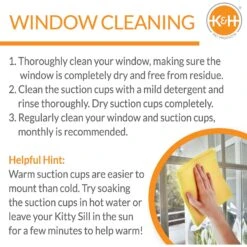 K&H Pet Products EZ Mount Penthouse Cat Window Perch 14 K&H Pet Products EZ Mount Penthouse Cat Window Perch -Cat Supplies 121329 PT4. AC SS1800 V1630735580