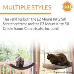K&H Pet Products EZ Mount Window Scratcher Kitty Sill Refill 10 K&H Pet Products EZ Mount Window Scratcher Kitty Sill Refill -Cat Supplies 121333 PT2. AC SS1800 V1637628759