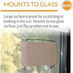 K&H Pet Products EZ Mount Window Scratcher Kitty Sill Cradle -Cat Supplies 121335 PT2. AC SS1800 V1620838127