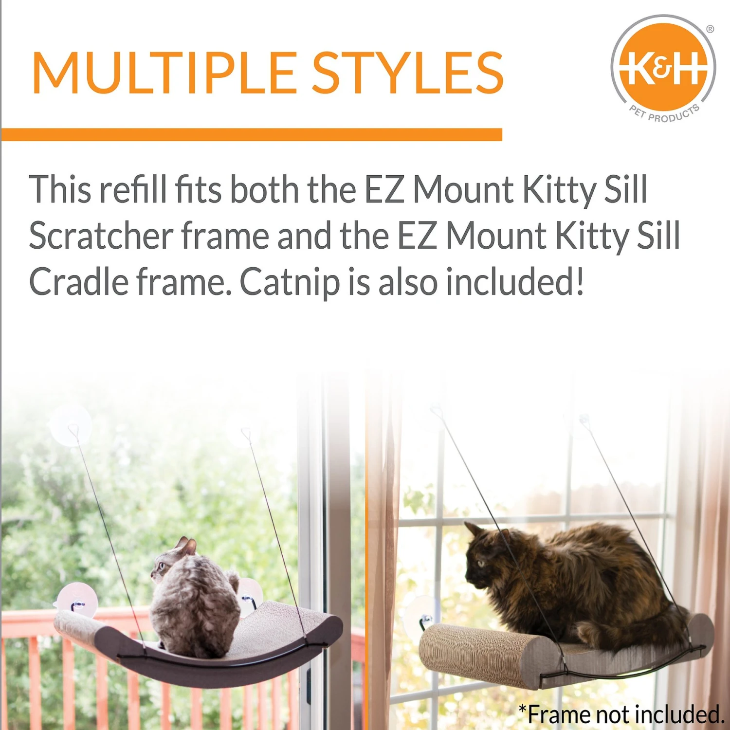 K&H Pet Products EZ Mount Window Scratcher Kitty Sill Cradle Refill 6 K&H Pet Products EZ Mount Window Scratcher Kitty Sill Cradle Refill - Image 4