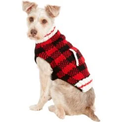 Chilly Dog Buffalo Plaid Dog & Cat Sweater -Cat Supplies 121710 PT5. AC SS1800 V1540220819