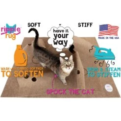 SnugglyCat Ripple Rug Cat Activity Play Mat -Cat Supplies 122790 PT4. AC SS1800 V1493762917