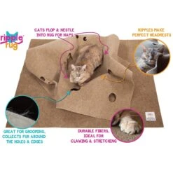 SnugglyCat Ripple Rug Cat Activity Play Mat -Cat Supplies 122790 PT7. AC SS1800 V1493762917