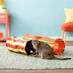 Pet Magasin Collapsible Cat Tunnel Toys, 2-pack 16 Pet Magasin Collapsible Cat Tunnel Toys, 2-pack -Cat Supplies 125032 PT6. AC SS1800 V1527258180