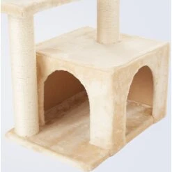 Frisco 28-in Faux Fur Cat Tree & Condo 12 Frisco 28-in Faux Fur Cat Tree & Condo -Cat Supplies 128073 PT4. AC SS1800 V1584452713