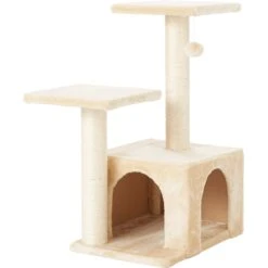 Frisco 28-in Faux Fur Cat Tree & Condo 13 Frisco 28-in Faux Fur Cat Tree & Condo -Cat Supplies 128073 PT5. AC SS1800 V1584453205