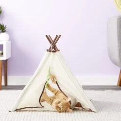 SmartyKat Kitty Camp TeePee Cat Toy 14 SmartyKat Kitty Camp TeePee Cat Toy -Cat Supplies 137500 PT5. AC SS1800 V1527258279