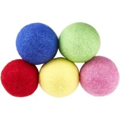 Earthtone Solutions Felted Wool Ball Cat Toys