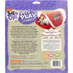 Hartz Just For Cats Peek & Play Pop-Up Tent Cat Toy -Cat Supplies 139103 PT7. AC SS1800 V1589230889