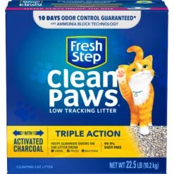Fresh Step Clean Paws Scented Clumping Clay Cat Litter 16 Fresh Step Clean Paws Scented Clumping Clay Cat Litter -Cat Supplies 141502 PT5. AC SS1800 V1694465596