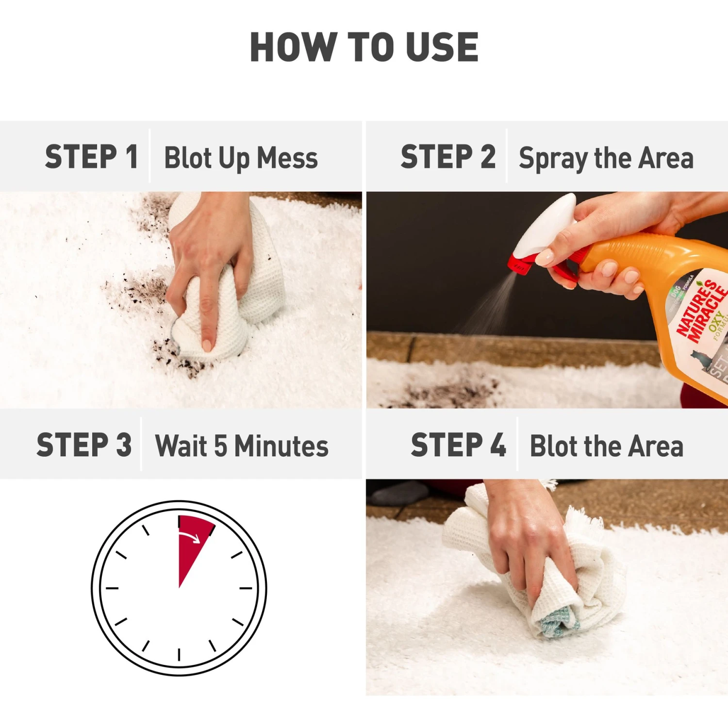 Nature's Miracle Cat Oxy Formula Set-In Stain Destroyer & Odor Remover Spray 6 Nature's Miracle Cat Oxy Formula Set-In Stain Destroyer & Odor Remover Spray - Image 4