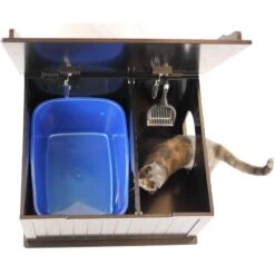 Designer Pet Products Catbox Enclosure Litter Box -Cat Supplies 152533 PT3. AC SS1800 V1537547593