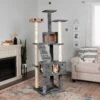Tiger Tough Double Decker Playground 69.3-in Faux Fur Cat Tree & Condo -Cat Supplies 152645 MAIN. AC SS1800 V1618277250