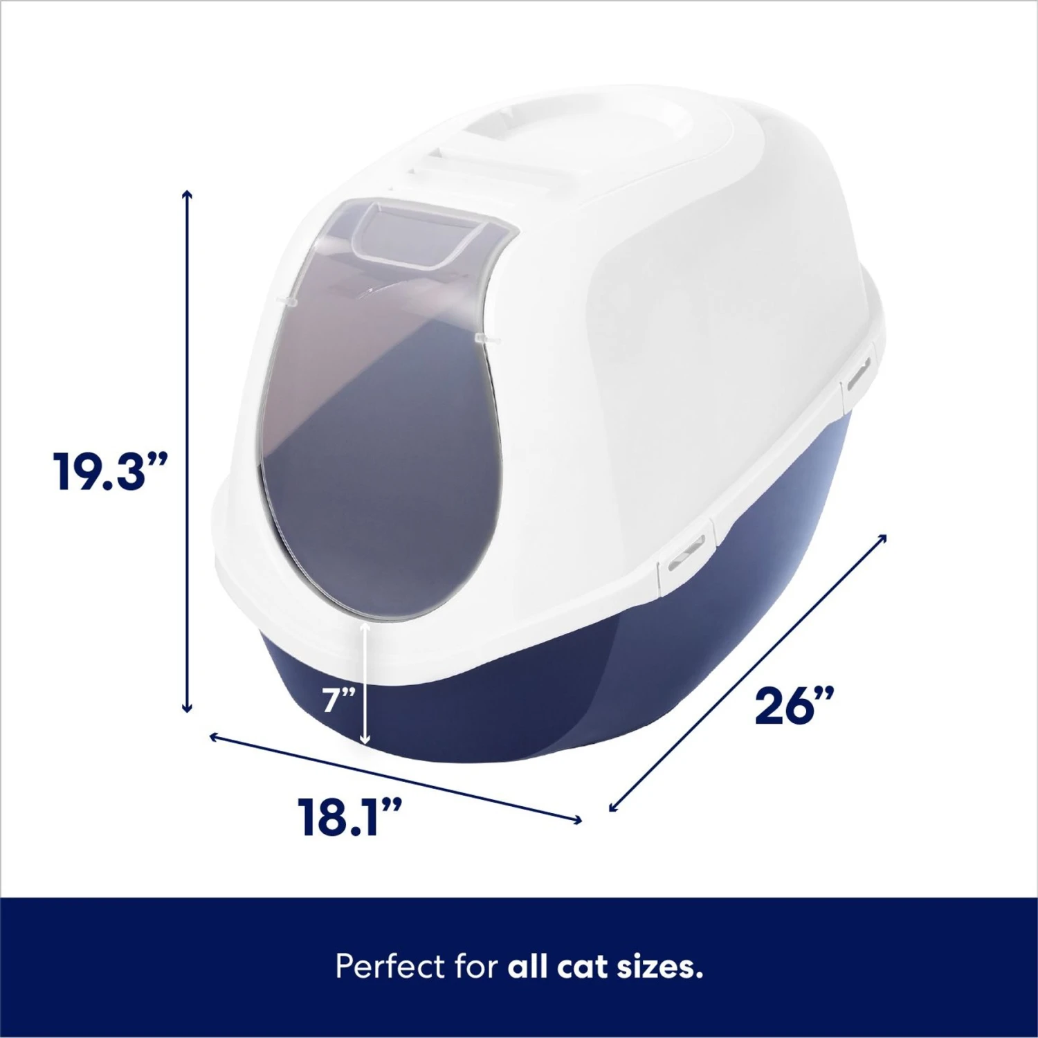 Frisco Hooded Cat Litter Box 3 Frisco Hooded Cat Litter Box - Image 2