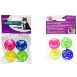 Ethical Pet Spot Slotted Balls Cat Toy, 4-pack 9 Ethical Pet Spot Slotted Balls Cat Toy, 4-pack -Cat Supplies 154211 PT8. AC SS1800 V1546900036