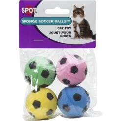 Ethical Pet Sponge Soccer Ball Cat Toy, 4-pack 9 Ethical Pet Sponge Soccer Ball Cat Toy, 4-pack -Cat Supplies 154217 PT7. AC SS1800 V1542403936