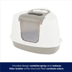 Frisco Flip Top Hooded Corner Cat Litter Box, Large, 21-in 10 Frisco Flip Top Hooded Corner Cat Litter Box, Large, 21-in -Cat Supplies 155656 PT3. AC SS1800 V1675279579